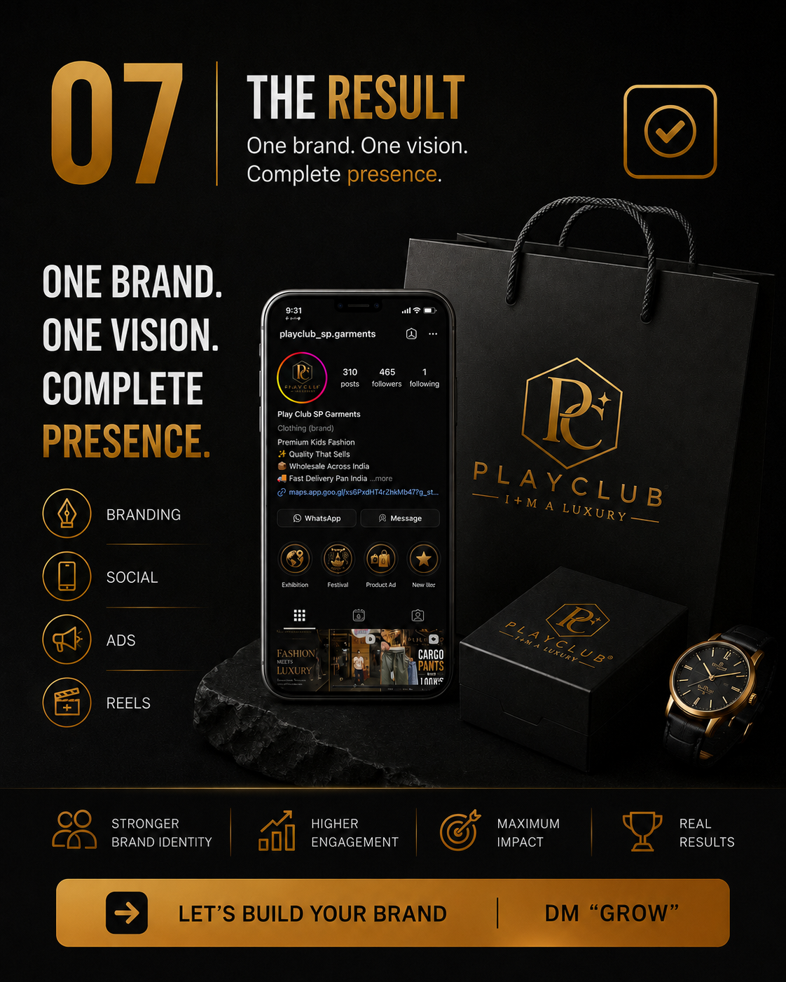 Play Club — Complete Presence — Social Media Design by CreatiQ Motion